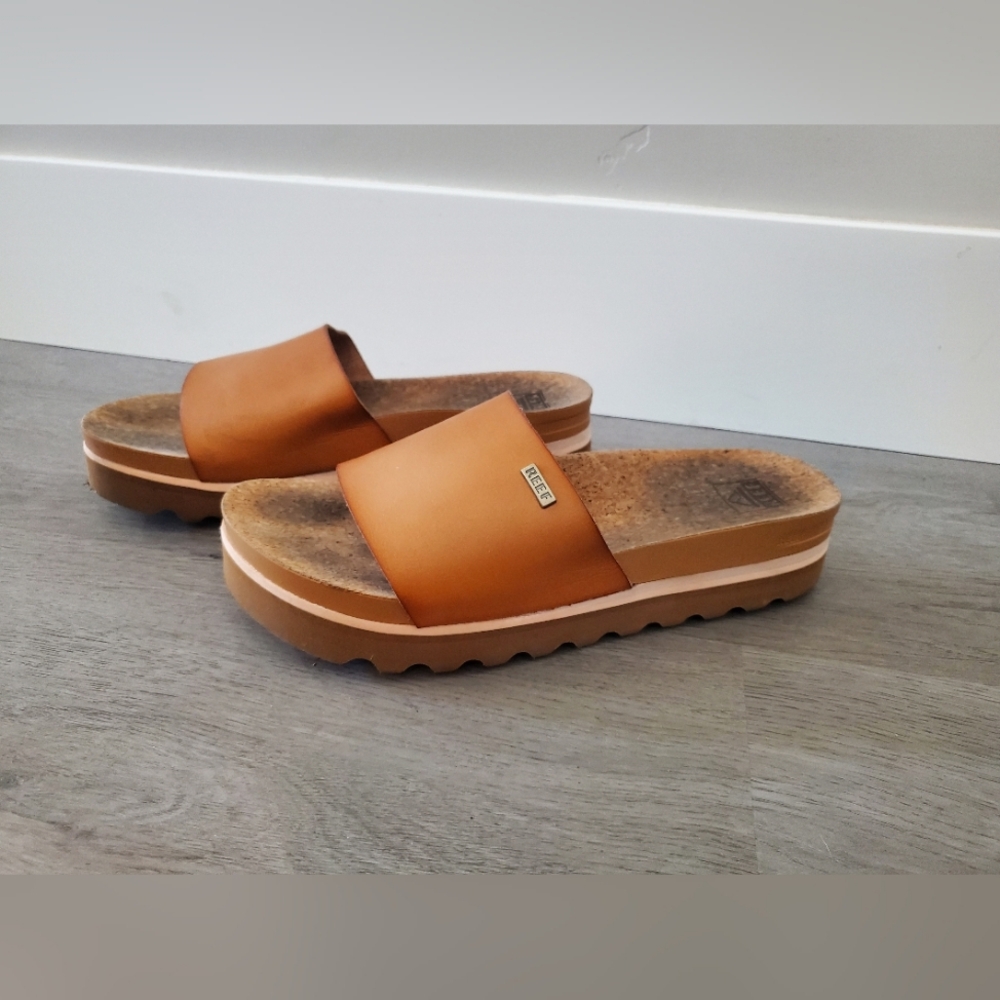 Reef Sandals Womens Size 10, Brown